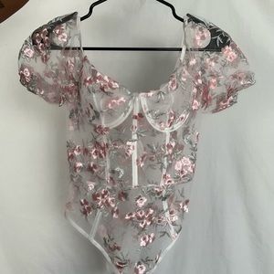 Floral Sheer Bodysuit